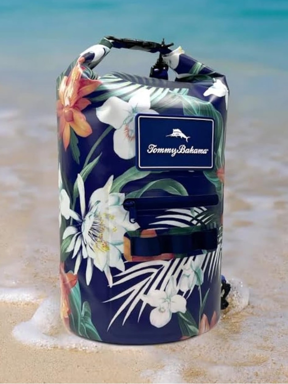 Tommy Bahama Floral Waterproof Dry Duffel